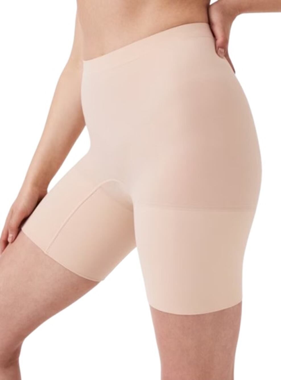 SPANX Women's Power Shorts Shapewear Medium Soft Nude Mid-Thigh 2744 NWT